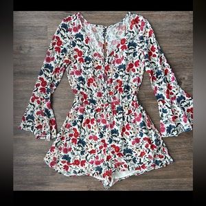 Floral AE Romper